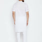 Even Apparels White Color Pure Cotton Men's Kurta With Band Collar | Swadesiicart