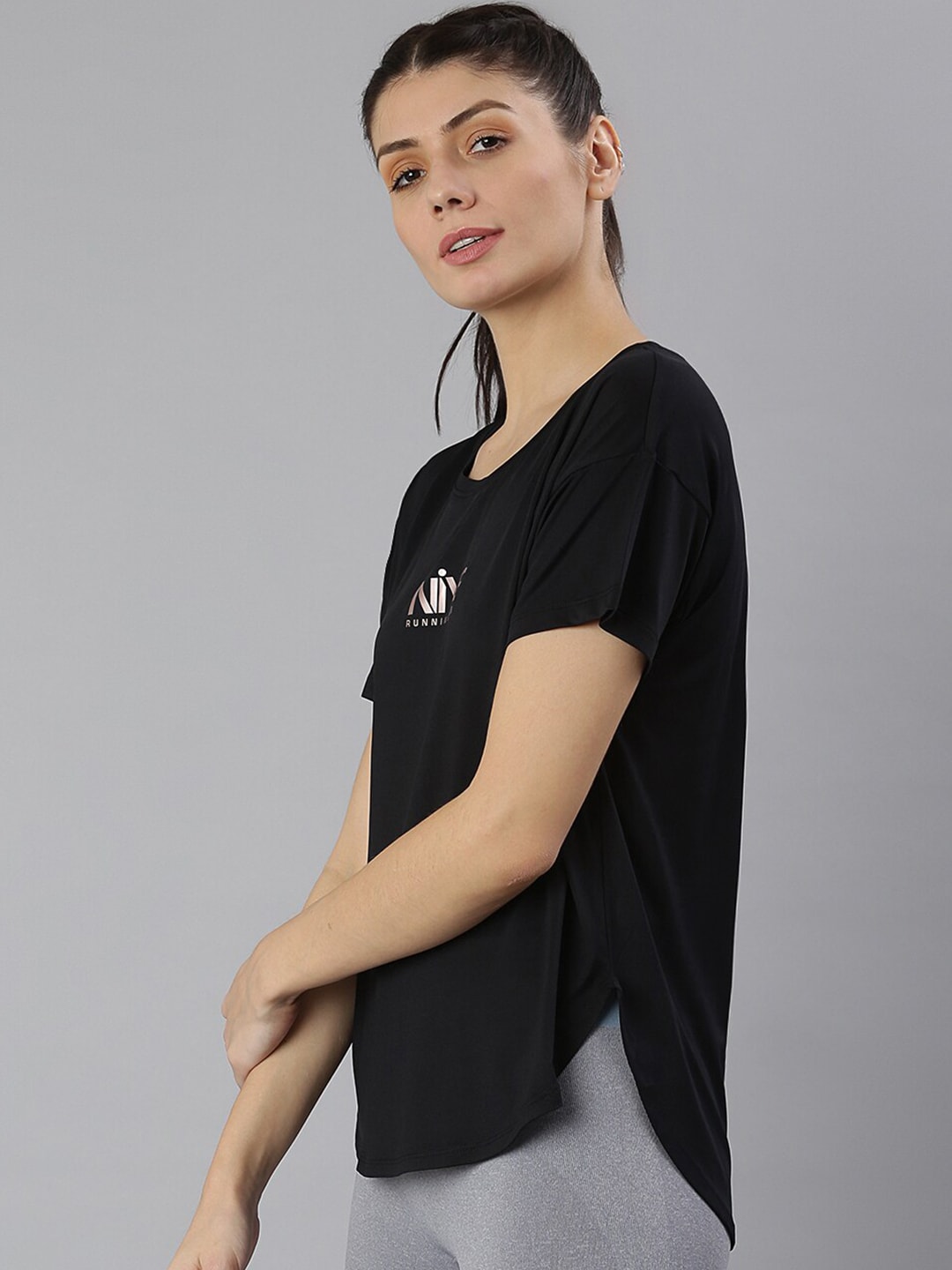 MKH Typography Extended Sleeves Dri-FIT Sports T-shirt - Swadesiicart