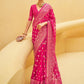 Anouk Ethnic Motifs Organza Banarasi Saree | Swadesiicart