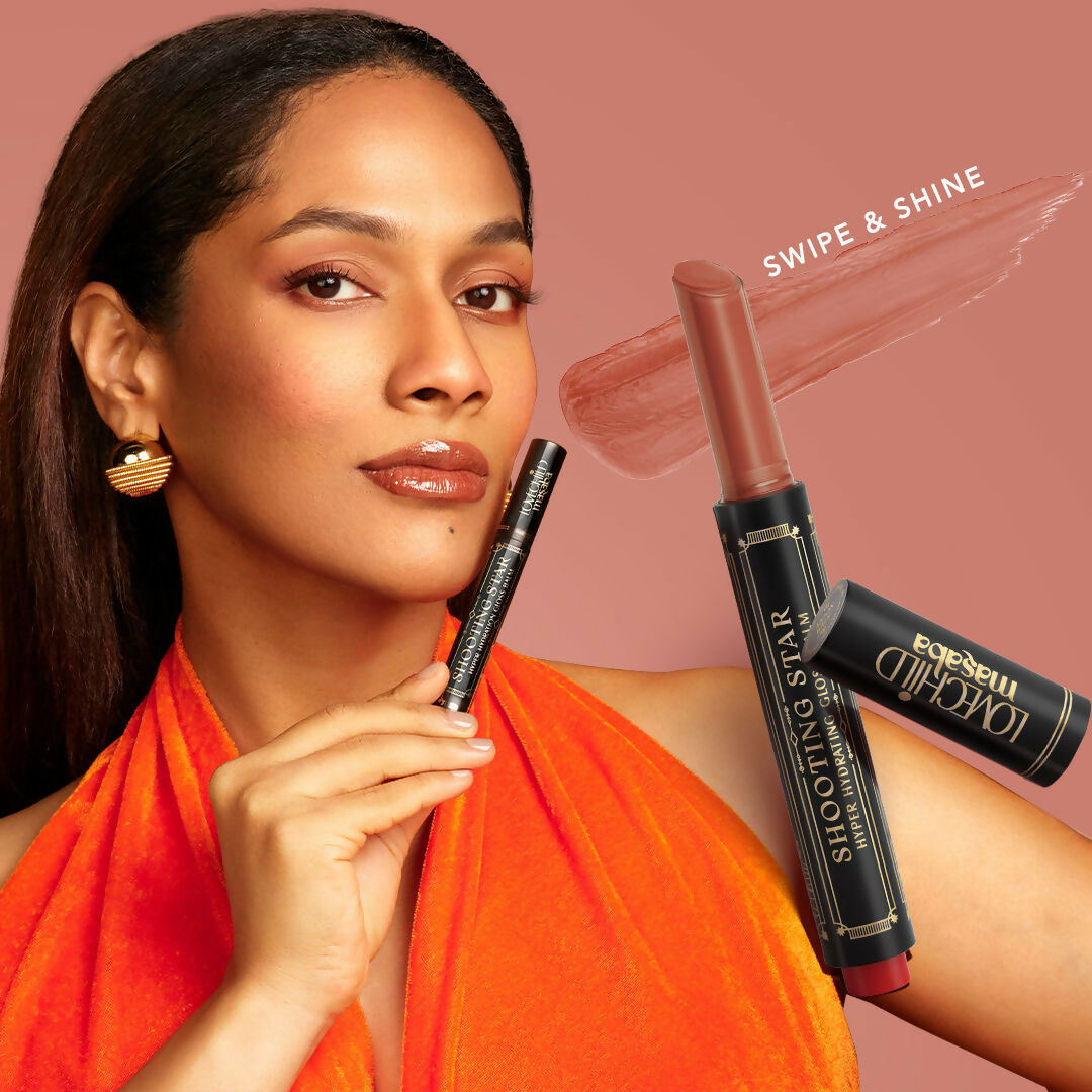 LoveChild By Masaba Gupta Shooting Star Hyper Hydrating Gloss Balm - Choco Star | Swadesiicart