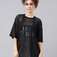 MKH Typography Printed Relaxed Fit Sheer Dri-FIT T-shirt - Swadesiicart