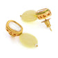 Ruby Raang Yellow Kundan Studs | Swadesiicart