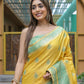 Vamsee Madhavi Yellow Soft Silk Saree - Swadesiicart