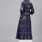 Ahalyaa Women's Navy Blue Cotton Printed Kurta | Swadesiicart