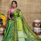 Exclusive Collection Green Beautiful Tissue Benarasi Saree - Swadesiicart