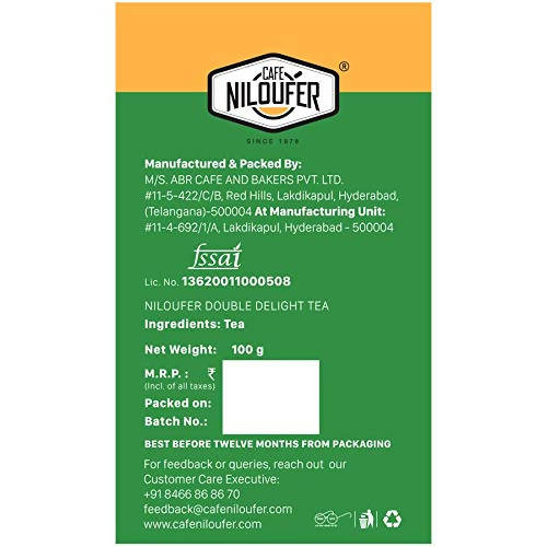 Cafe Niloufer Double Delight Tea Powder - Swadesiicart