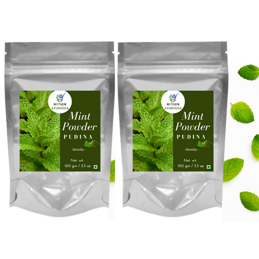 Nxtgen Ayurveda Mint Powder (Pudina) - Oilcure Health & Beauty