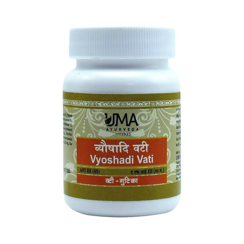 Uma Ayurveda Vyoshadi Vati Tablets - Swadesiicart