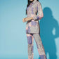 Myshka Women Multi-Printed Bling & Sparkly Co-Ords - Swadesiicart