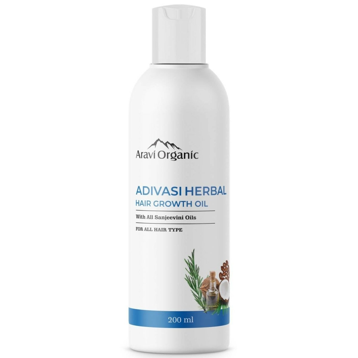 Aravi Organic Adivasi Herbal Hair Growth Oil | Swadesiicart