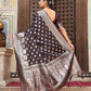 Shree Shyam Fashion Wine Silk Saree