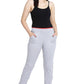 Asmaani Silver color Hosiery Lower with Two Side Pockets.