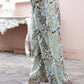 Blue Rayon Paisley Printed Top with Matching Bottom - Eesha - Swadesiicart