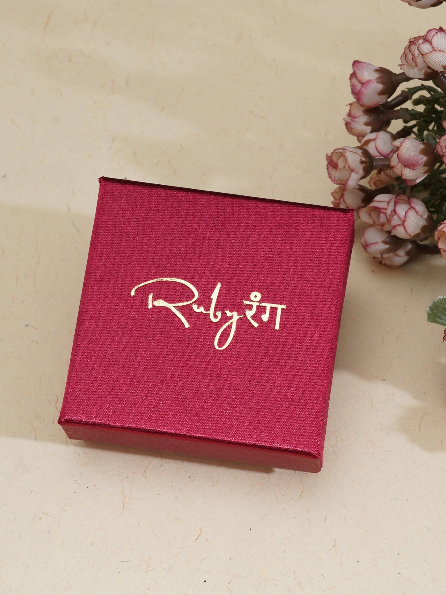 Kundan Necklace (Gold) - Ruby Raang | Swadesiicart