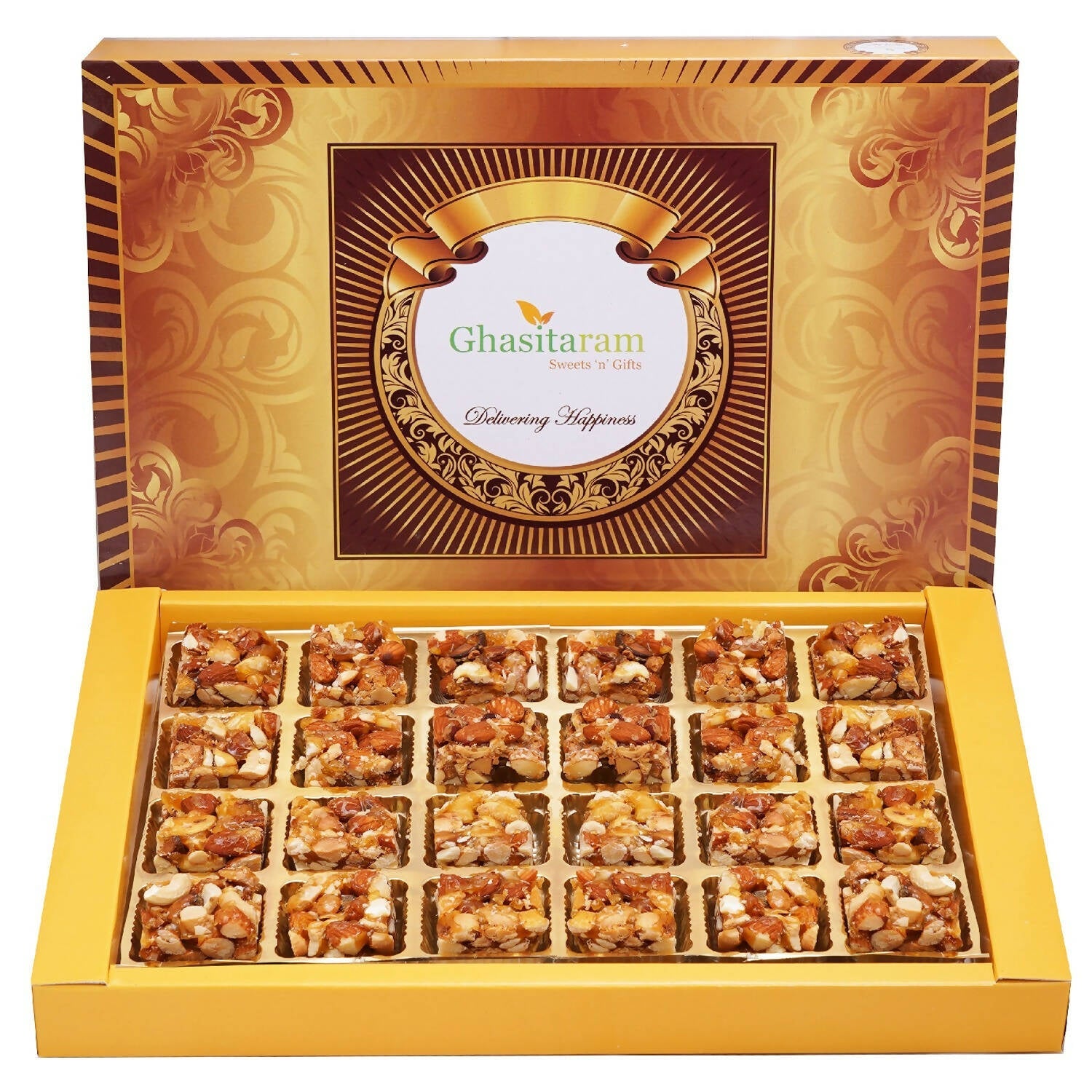 Ghasitaram Gud (Jaggery) Dryfruit Bites | Swadesiicart