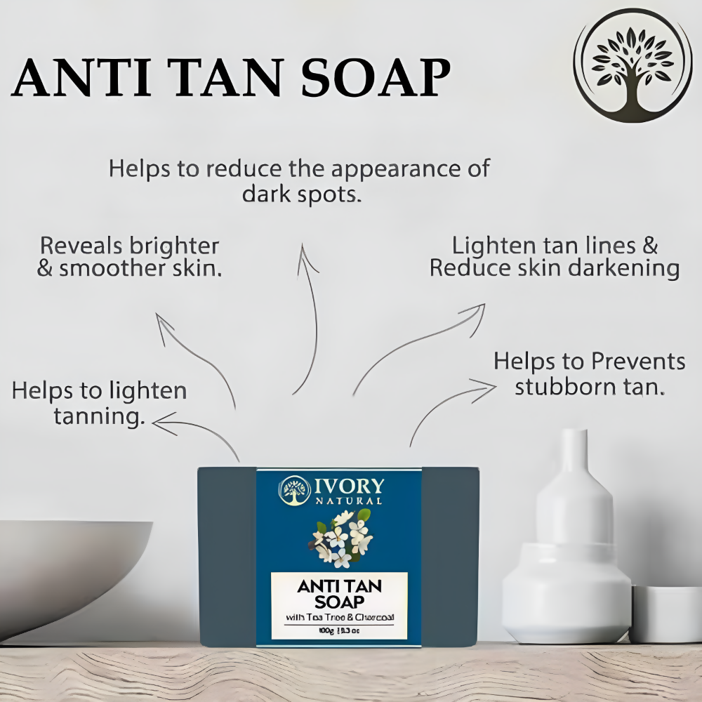 Ivory Natural Tan Soap - Tanning, Protect From Uv Rays For Both Men & Women | Swadesiicart