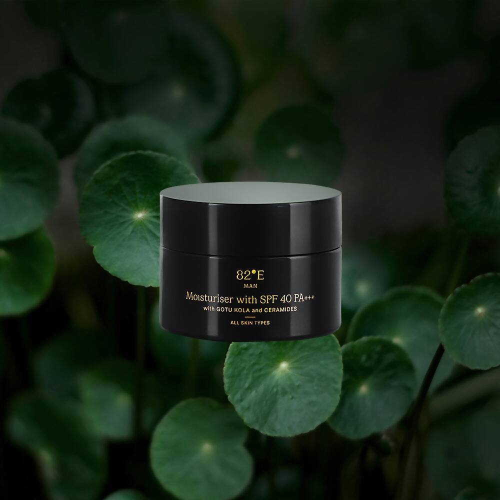 82°E By Deepika Padukone Moisturiser With SPF 40 PA+++ With Gotu kola and Ceramides, Hydrates Skin | Swadesiicart