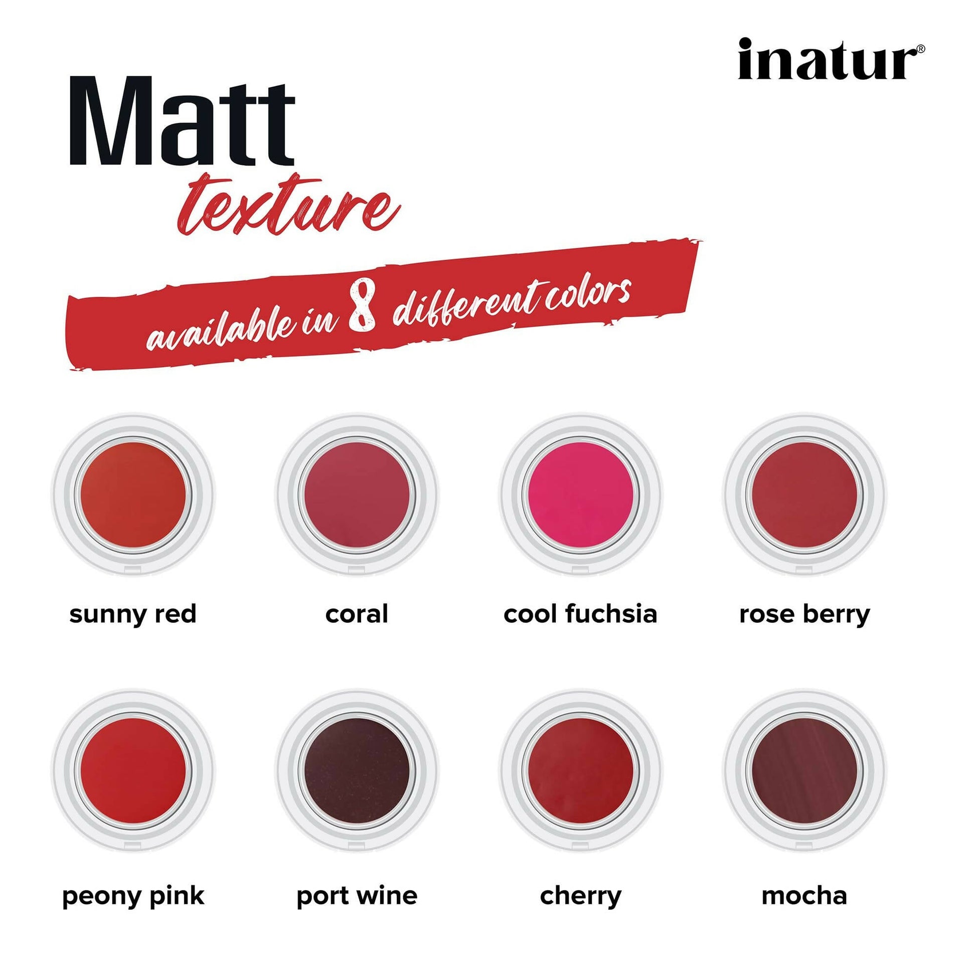 Inatur Lip and Cheek Tint Peony Pink - Swadesiicart