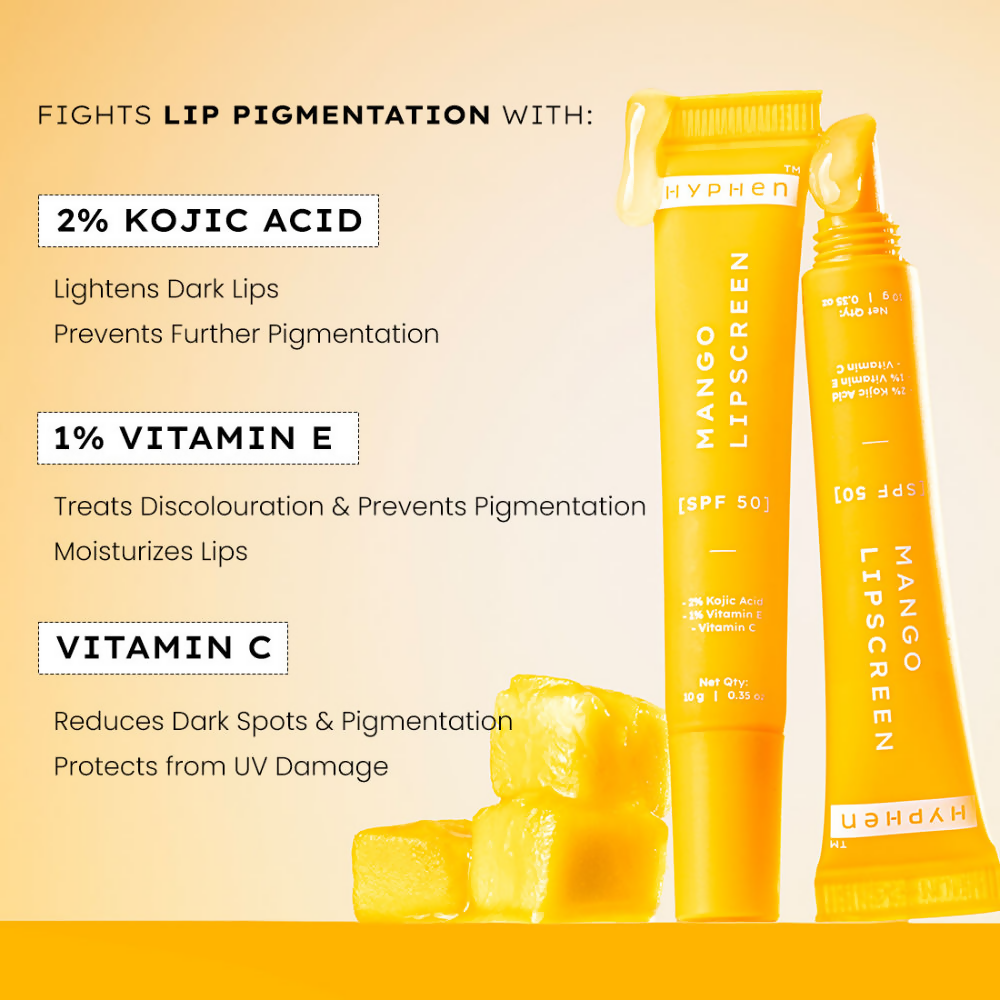 Hyphen By Kriti Sanon Mango Lip Balm SPF-50 PA++++ | Swadesiicart