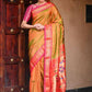 Very Much Indian Handloom Yeola Pure Silk Paithani - Dual Tone Green Pink | Swadesiicart
