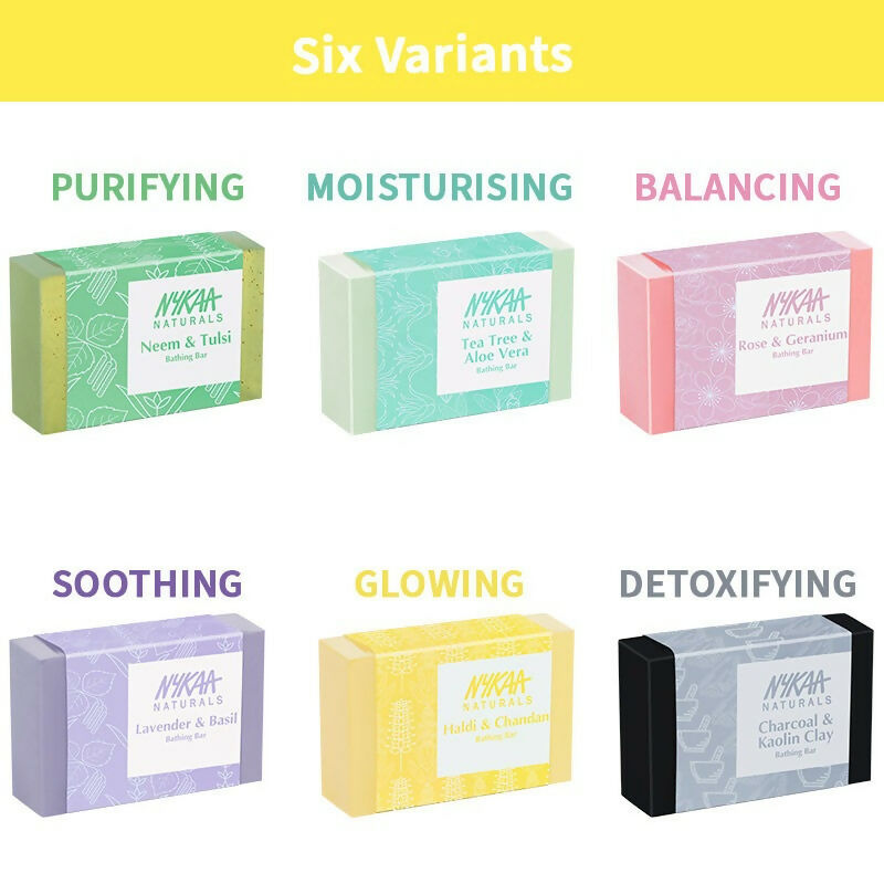 Nykaa Naturals Haldi & Chandan Glowing Bathing Soap - Swadesiicart