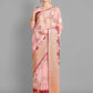 Vamsee Bindu Baby Pink Georgette Saree - Swadesiicart