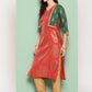 Ahalyaa Women's Traditional wear Kurta - Red | Swadesiicart