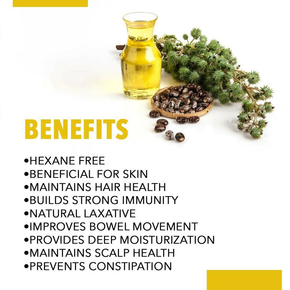 Nutriorg Organic Castor Oil - Swadesiicart