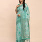 Shree Shyam Fashion Linen Cotton Sea Green Saree