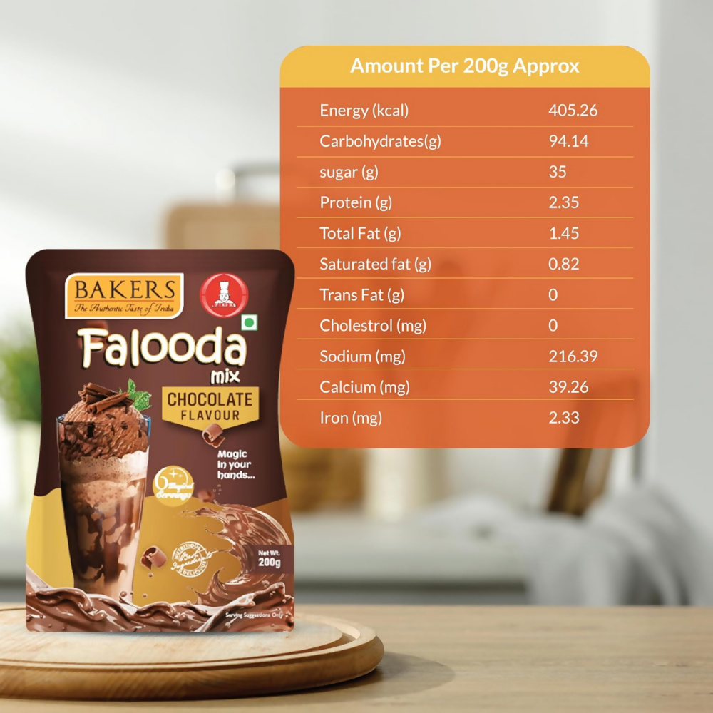 BAKERS Chocolate Flavored Falooda Mix
