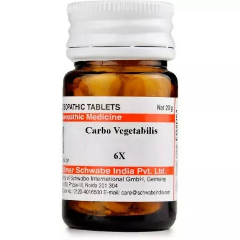 Dr. Willmar Schwabe India Carbo Vegetabilis Trituration Tablets - Swadesiicart