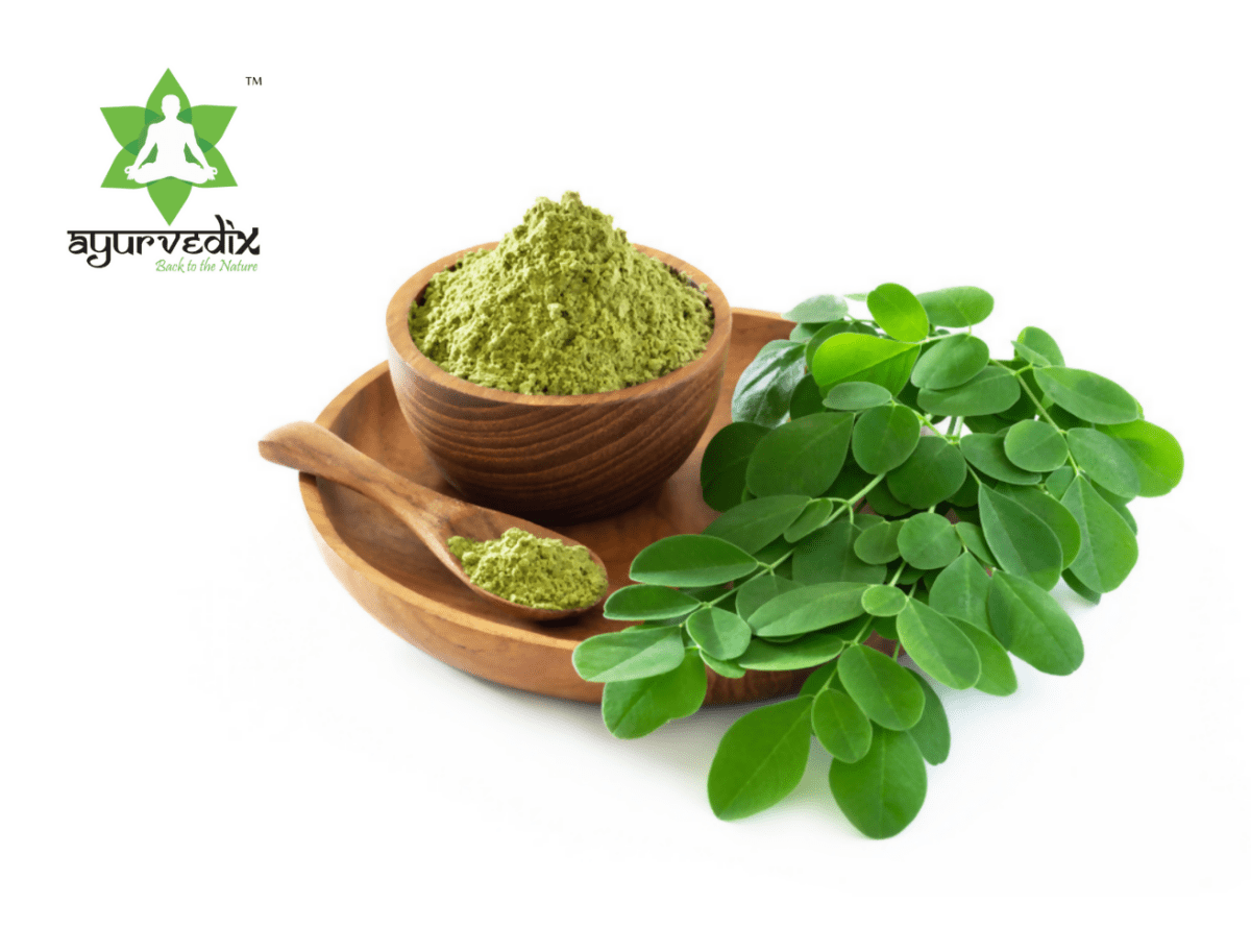 Ayurvedix Organic Moringa Leaf Powder - Swadesiicart