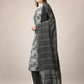 Jyoti Fashion Women's Black Rayon Print with Embroidery & Fancy Lace Work Kurta with Trouser & Dupatta | Swadesiicart