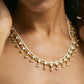 Nuyug 22K Gold-Plated Pearl Drops Matha Patti cum Necklace | Swadesiicart