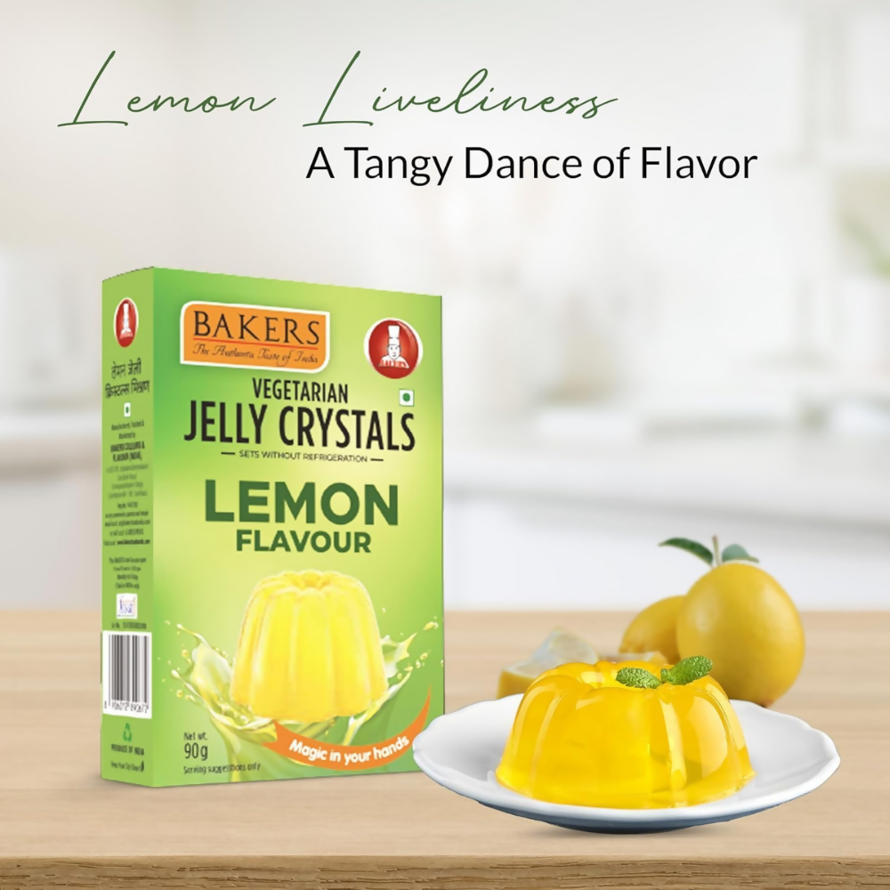 BAKERS Jelly Crystal - Lemon, Orange, Pineapple, Raspberry