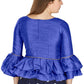 Aastha Fashion Women's Blue Art Silk Bell Sleeves attire with Poly Cotton Lining Blouse