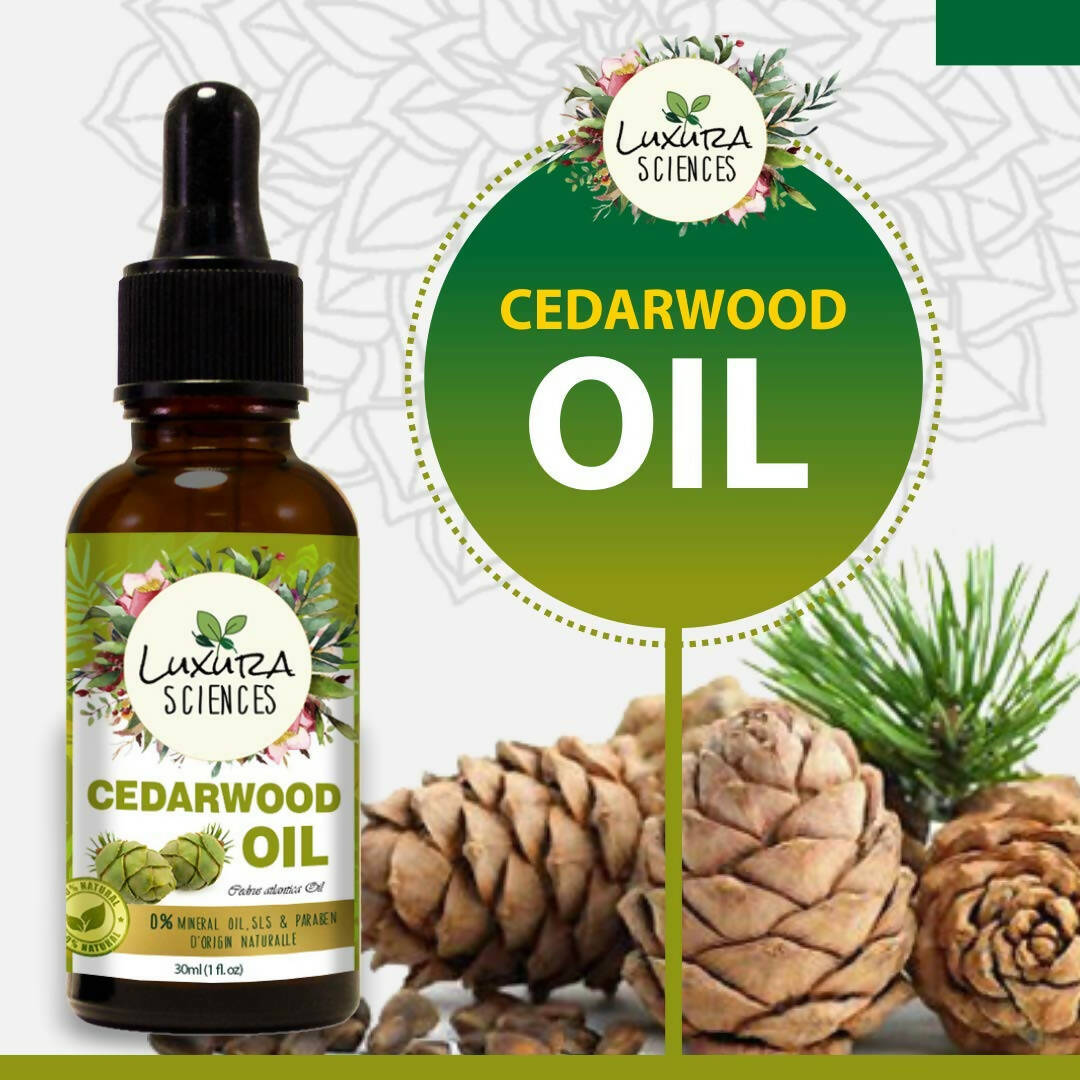 Luxura Sciences Organic Cedarwood Essential Oil - Swadesiicart