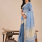 Shree Shyam Fashion Seoul Sky Blue Organza Saree