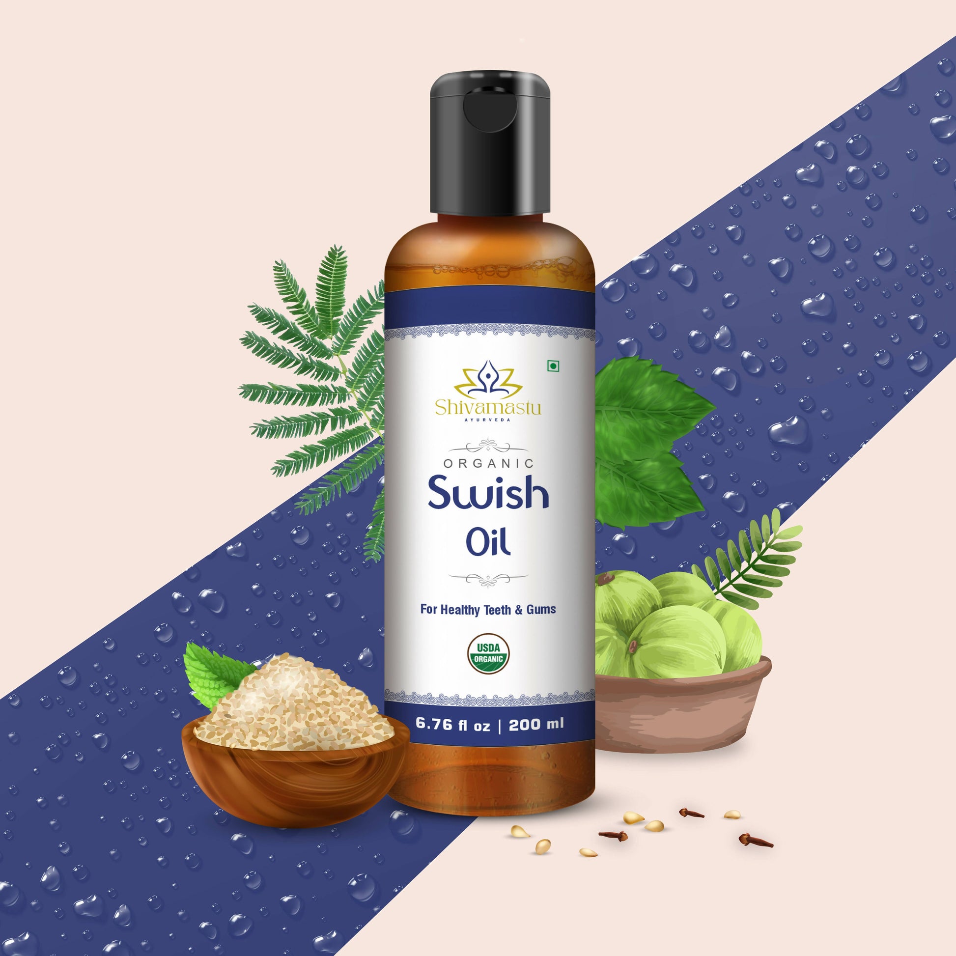 Shivamastu Ayurveda Organic Swish Oil - Just Jaivik