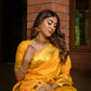 Jyoti Fashion Women's Yellow Paithani Silk Zari Woven Saree with Blouse | Swadesiicart