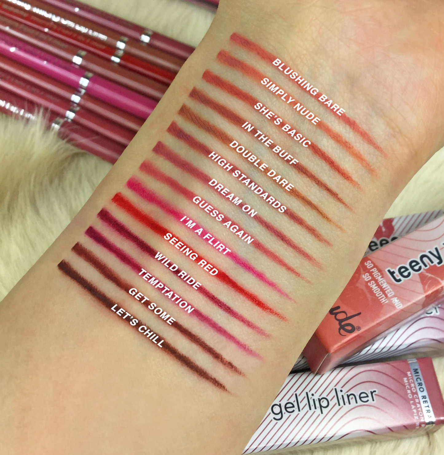 Rude Cosmetics Teeny Weeny Micro Gel Lip Liner - Dream On - Swadesiicart