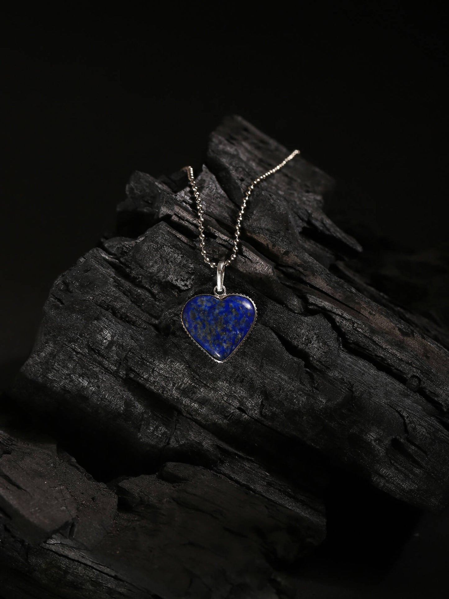 Women's Silver-Toned Blue Silver-Plated Handcrafted Chain - Ruby Raang | Swadesiicart