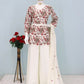 Anaita Cream Chiffon Embroidered With Sequins Work Salwar Suit