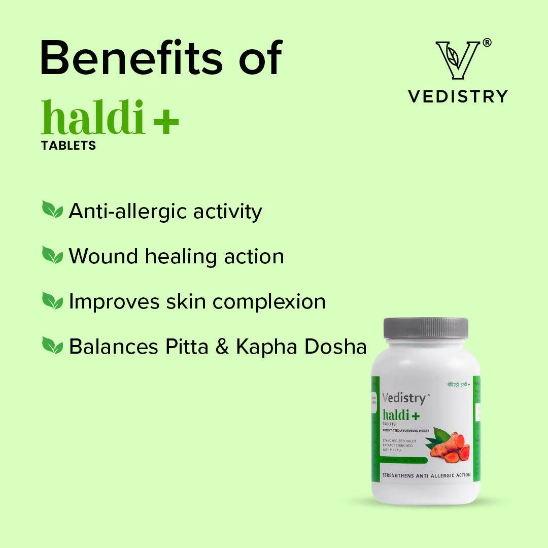 Vedistry Haldi Tablets - Swadesiicart