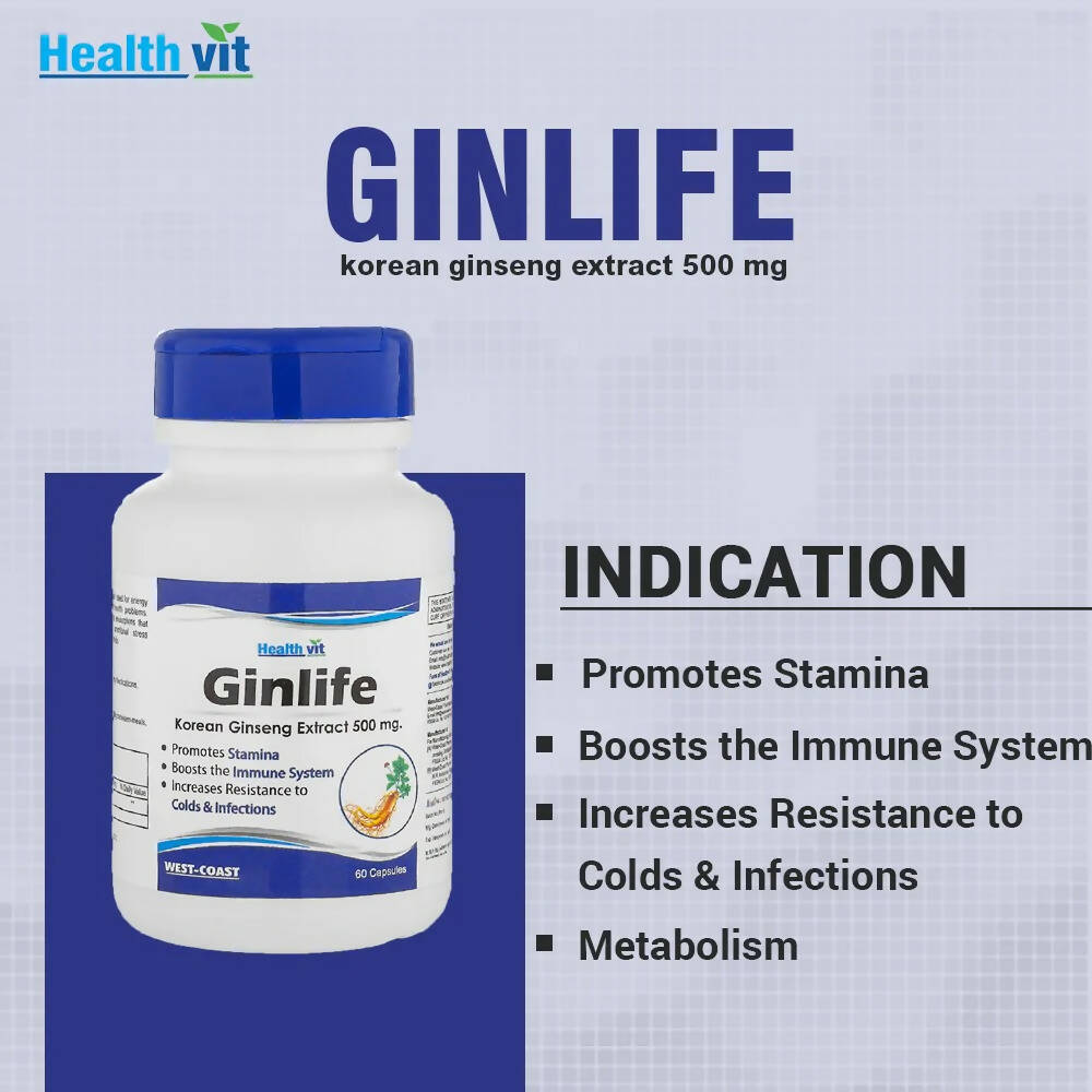 Healthvit Ginlife Capsules | Swadesiicart