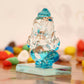 eCraftIndia SkyBlue and Transparent Double Sided Crystal Car Ganesha Showpiece - Swadesiicart