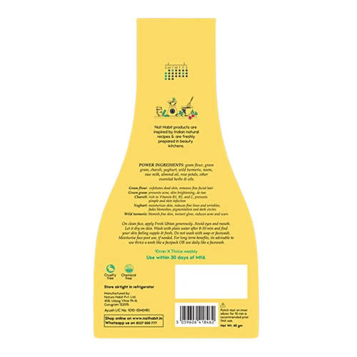 Nat Habit Delicate Rose Fresh Daily Ubtan - Swadesiicart