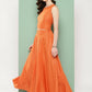 Ahalyaa Women's Traditional Wear Co-ods - Orange
