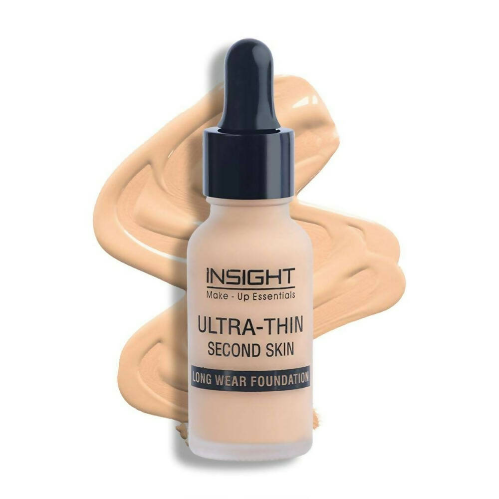 Insight Cosmetics Ultra-Thin Second Skin Long Wear Liquid, Creamnatural Foundation - Golden Honey - Swadesiicart