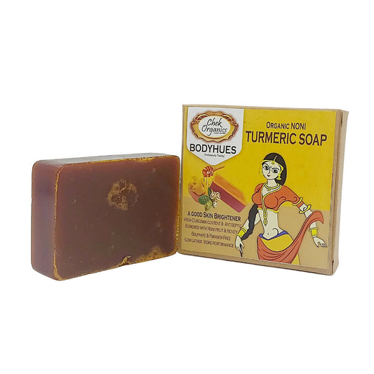Chek Organics Body Hues Noni Turmeric Soap - Swadesiicart